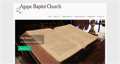 Desktop Screenshot of agapebaptist.org
